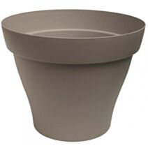 POT ROMEO TAUPE D21 H17
